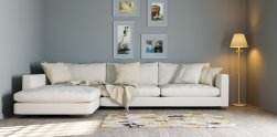 [STARRONIA FURNITURE] WHITE SOFA